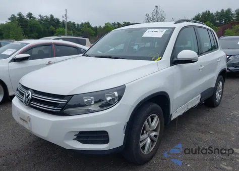 2017 Volkswagen Tiguan 2.0T S из США, поврежденный, VIN WVGBV7AX4HK002215